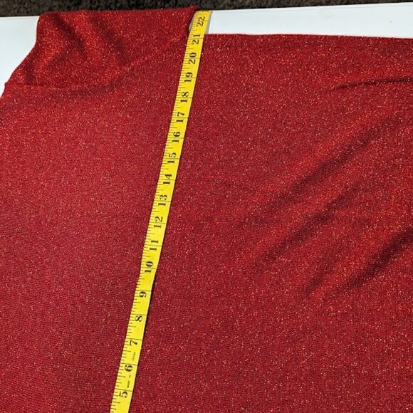 Vintage Sparkly Mock Neck Sweater Women size  PL - Picture 5 of 6